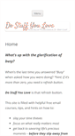 Mobile Screenshot of dostuffyoulove.com